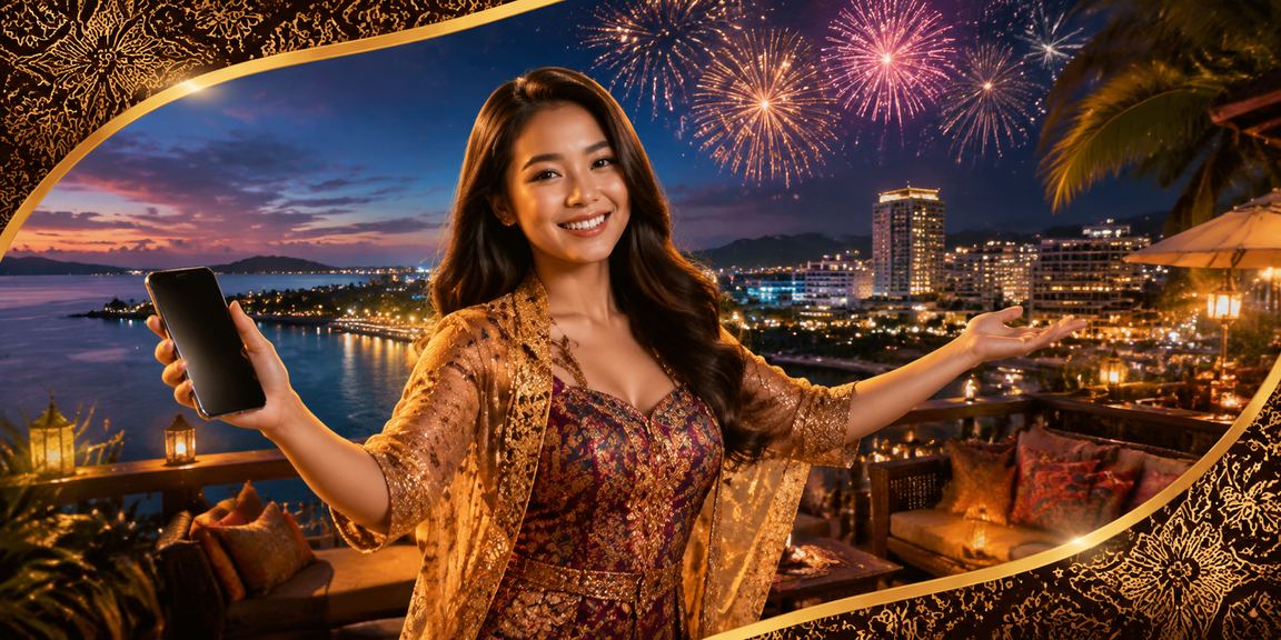 Pengguna Malaysia menerima bonus cashback dengan selamat di platform a6400 dengan pakaian batik